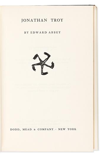 Abbey, Edward (1927-1989) Jonathan Troy, First Edition.